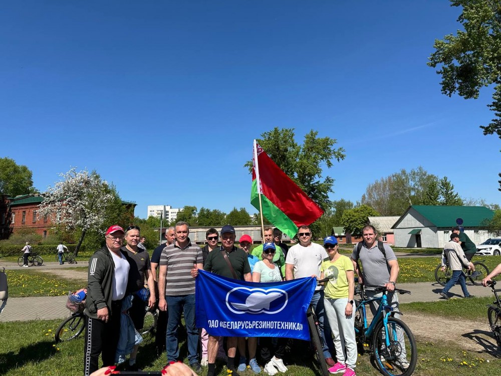 1 мая в г.Бобруйске состоялся велопробег посвященный ко Дню Труда, фото