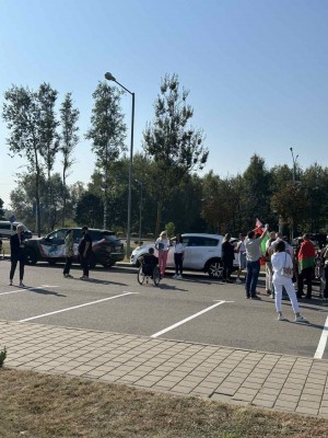 Представители ОАО "Беларусьрезинотехника" в городе Минске приняли участие в маштабном автопробеге, посвященному Дню народного единства! - фото