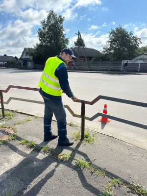 Работники ОАО «Беларусьрезинотехника» помогают нашему городу стать лучше. В преддверии городского субботника мы уже начали работу по улучшению надлежащего состояния нашего любимого города - фото