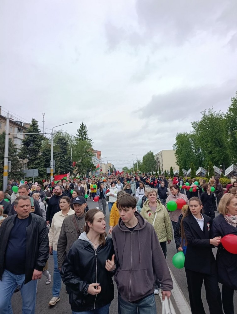 Коллектив ОАО "Беларусьрезинотехника" на праздновании Дня Победы!, фото